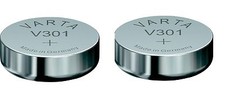 ENVOI SOUS SUIVI VARTA 2 Piles oxyde argent V301 SR43 1,55 Volt