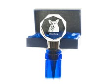 Pembroke Welsh Corgi bouchon en cristal pour vin avec chien Art-Dog