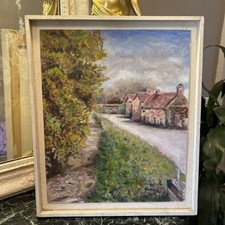 Tableau huile sur carton