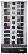 -BIANCHINI FÉRIER  Écharpe  soie  TBEG  vintage Scarf  43x170 cm