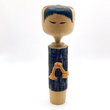 Poupée Kokeshi créative vintage 5 pouces signée artisanat traditionnel...