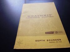 Radio Electronique: catalogue Heathkit assembly manual Depth souder model MI-11A
