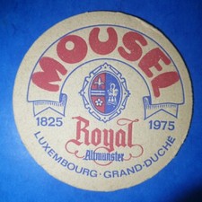 SOUS-BOCK Mousel royal Altmunster 1825 1975 Luxembourg grand-duché