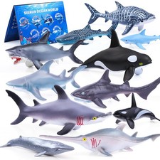 11Pcs Shark Figures with