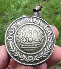 ANCIEN BRIQUET DE POILU GOTT MIT UNS SOLDAT TRANCHE 1ER GUERRE MONDIAL WW1 14-18