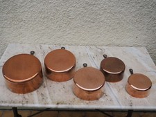 Batterie de 5 casseroles en