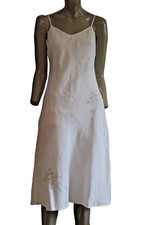 robe mi longue en lin doublé