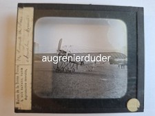 Rare Plaque Verre Photo Verre Pionniers Aviation Monoplan Morane 1909 Champagne 