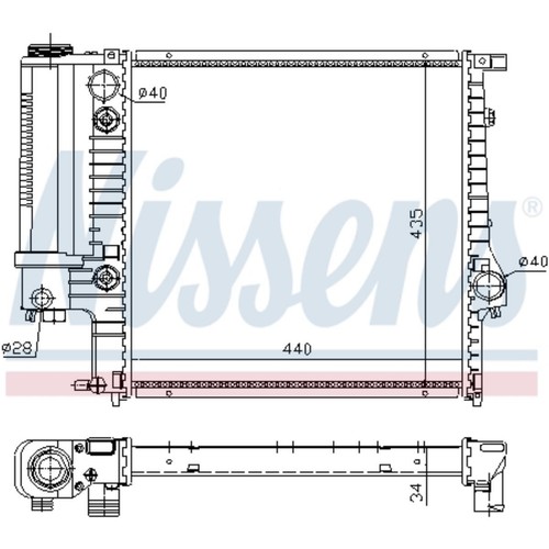 Refroidisseur moteur eau - refroidisseur,