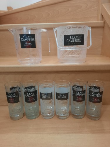 Lot verres clan campbell - 6,