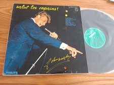 Johnny HALLYDAY : Salut Les Copains LP  PHILIPS B.77.374.L  BIEM ORIGINAL  EX