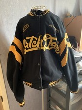 VESTE SWEAT ZIPPE BERSHKA style Blouson Universitaire Taille S