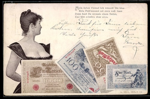 Reichsbanknote 1000 mark 100 - 1000,