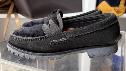 Yuketen mens black suede - yuketen, 9e