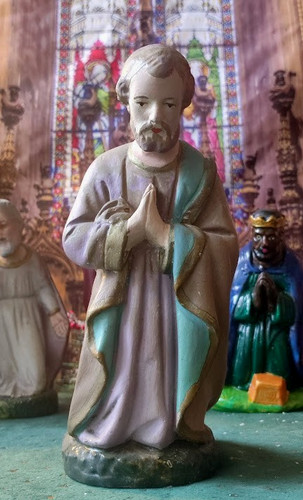 Ancien santon saint joseph - santon,