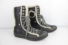 CONVERSE bottines fourrées cuir noir T 39 Très bon état