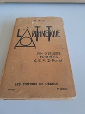livre ancien Arithmétique