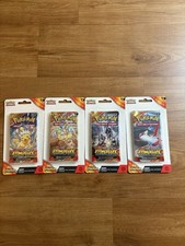 Pokémon TCG Artset 4x Booster Blister Plastique EV08 Étincelles Déferlantes Neuf