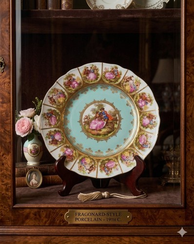Assiette ancienne jkw - assiette,