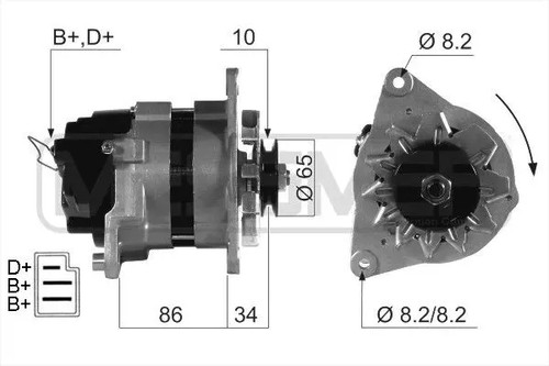 Alternateur 210588a era pour - alternateur,