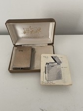 Ancien Briquet SILVER MATCH  en coffret - Old Lighter.