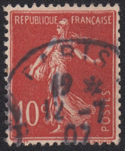 Semeuse fond plein - , rouge