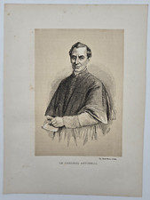 Estampe : PORTRAIT DE GIACOMO ANTONELLI. 1860