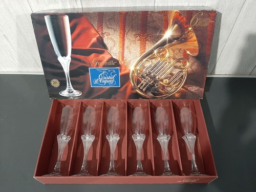 Flute champagne en cristal - 6,