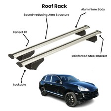 2 Pcs Silver Cross Bars pour