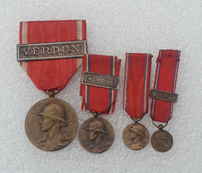 Réduction médaille de Verdun, modèle prudhomme, 14 mm, sans barrette (une seule)