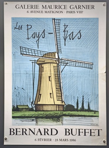 Bernard buffet 1986 poster - poster,