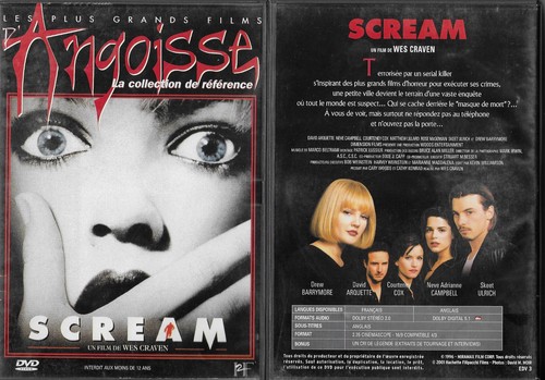 Dvd scream avec david - scream,