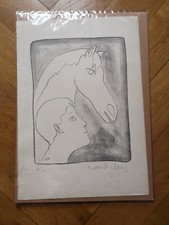 LITHOGRAPHIE - CAMILLE CLAUS - SIGNÉE ET NUM. 68/100 - 46x32,5 - PEINTRE ALSACE 