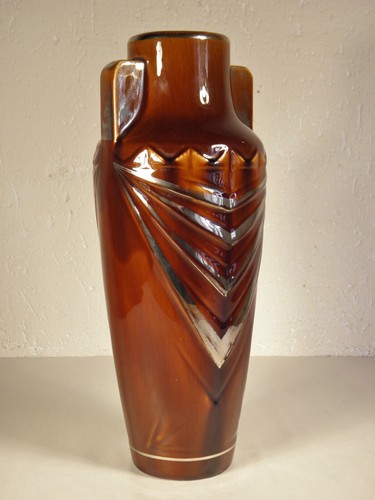 Vase art deco ceramique - art,