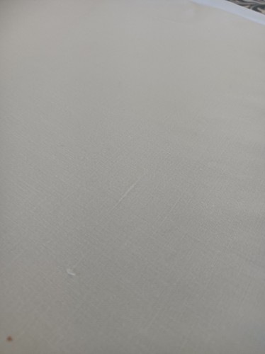 Drap ancien coton blanc - drap, uni