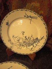3 Assiettes Plates Carmen U&C Sarreguemines