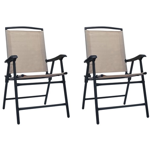 Chaises jardin pliables - 2x,