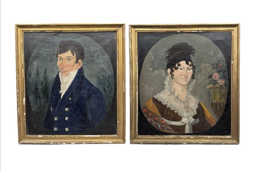 Paire portraits début - de,