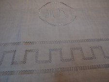 Linge ancien Drap en métis