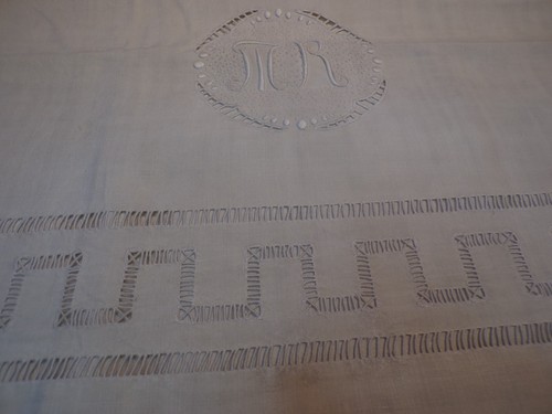 Linge ancien drap métis - linge,