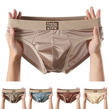 Slip homme respirant satin