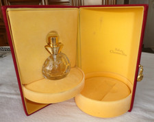 Coffret boite Trousse de toilette velours rouge Parfum