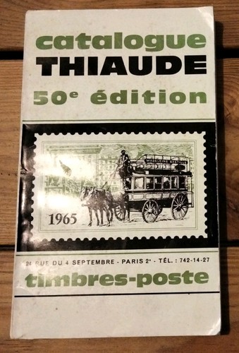 Catalogue thiaude timbres 1965 - catalogue,