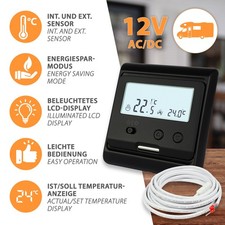 Thermostat 12V Régulateur De