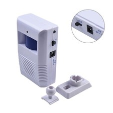 Greeter cloche sans fil magasin à domicile entrepôt bureau plastique blanc int