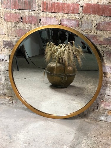 Glace miroir circle en - glace,