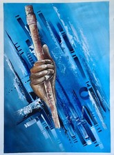 Peinture Africaine sur toile