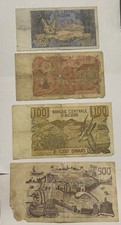 4 Billets De La Banque D’Algérie 1970