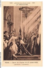 ARZP4-0266-JEAN-D'ARC - L'EPOPEE DE JEANNE D'ARC - LA CHEVAUCHEE - REIMS - SAC