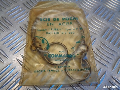 Scie fil commando armée